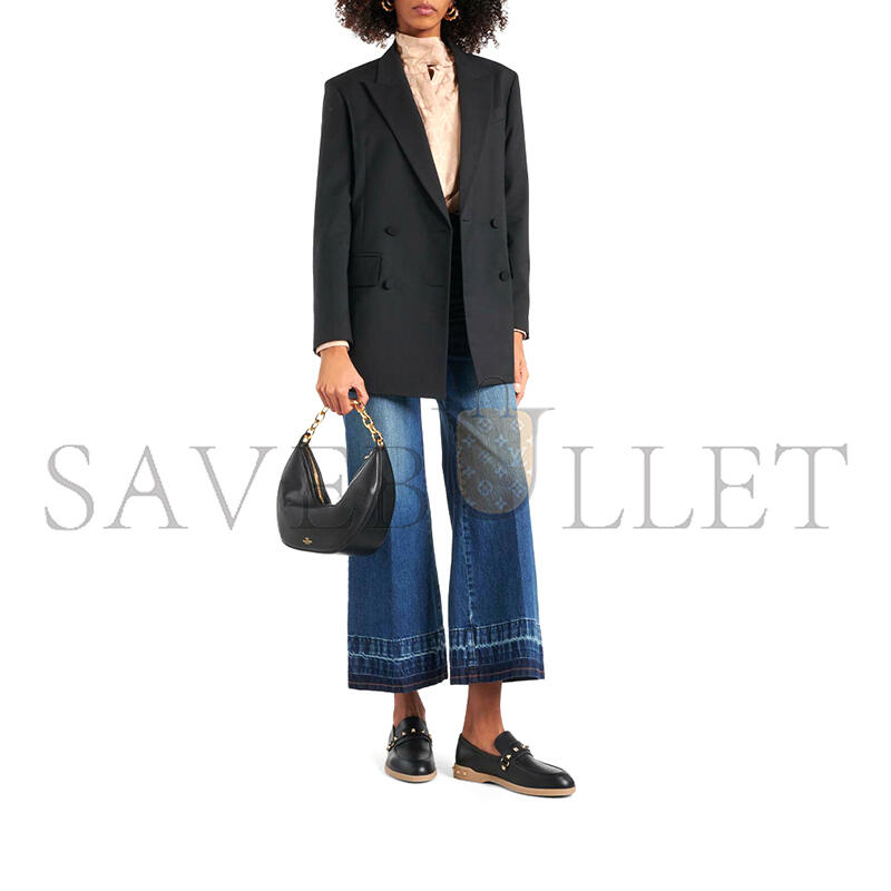 VALENTINO GARAVANI LEISURE FLOWS LEATHER LOAFERS 